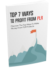 Top 7 Ways To Profit From PLR